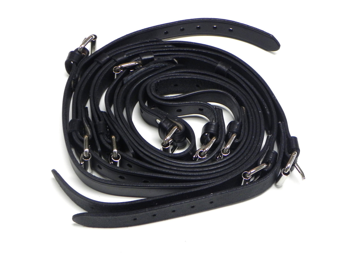 (New) 356 Exterior Black Luggage Straps