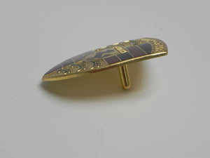 (New) 356 Maroon Bar Hood Handle Crest - 1954-65