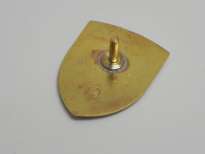 (New) 356 Maroon Bar Hood Handle Crest - 1954-65