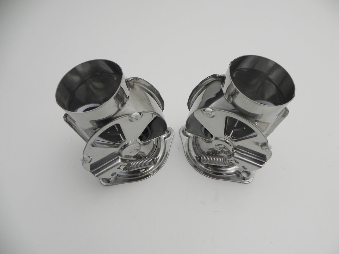 (New) 911/912 Pair of Stainless Steel Early Heater Valves - 1965-86