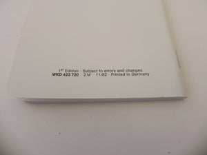 (New) 928 Technical Secification Booklet 1990-92