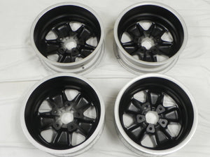 (Refinished) Complete Set of 4 Late 6j x 15 Forged Alloy Flat Six Fuchs Wheels - 1965-89