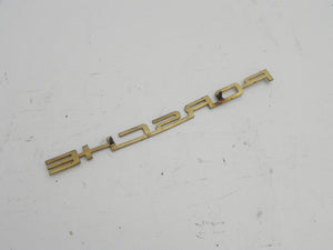 (Used) Original 356 T6 C Gold "Porsche" Emblem - 1962-65