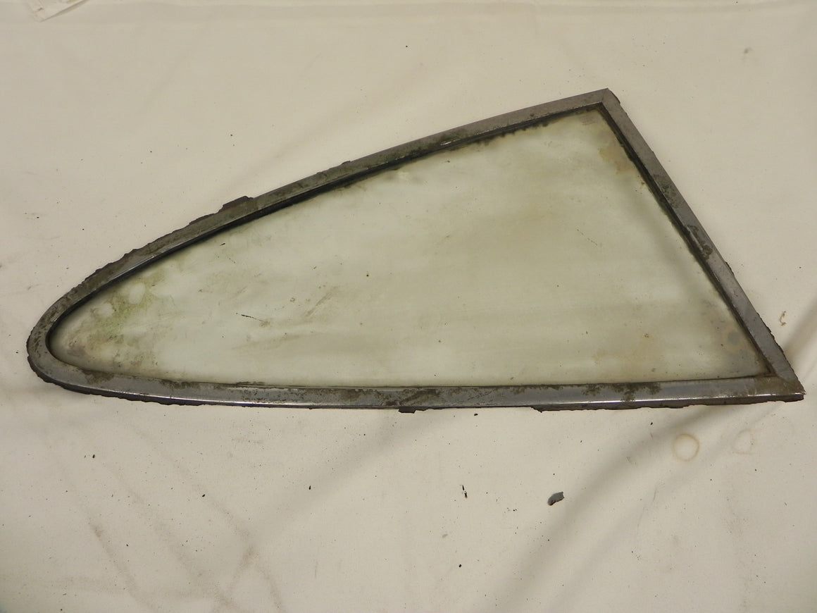 (Used) 911/912 Coupe Passenger's Side Clear Movable Quarter Window Glass Assembly - 1965-67