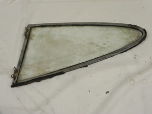 (Used) 911/912 Coupe Passenger's Side Clear Movable Quarter Window Glass Assembly - 1965-67