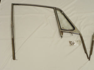 (Used) 911/912 Coupe SWB Early Pair of Brass Window Support Frames - 1965