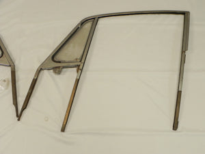 (Used) 911/912 Coupe SWB Early Pair of Brass Window Support Frames - 1965