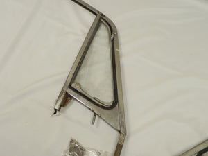 (Used) 911/912 Coupe SWB Early Pair of Brass Window Support Frames - 1965