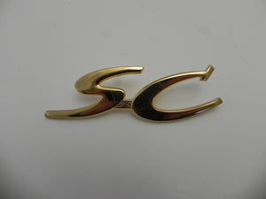 (NOS) Gold Emblem: "SC" - 1959-65