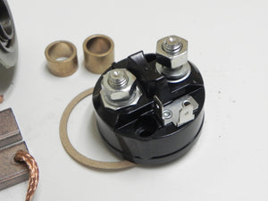 (New) 356 6v Starter Rebuild Kit - Round Solenoid - 1950-65