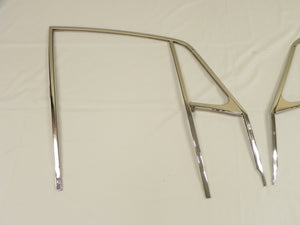 (Restored) 911/912 Coupe SWB Original Early Pair of Brass Window Support Frames - 1965-67