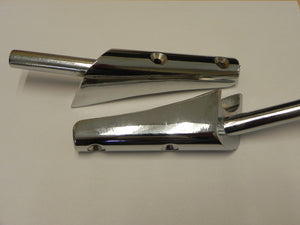 (New) 356 speedster left and right windshield posts- 1948-58