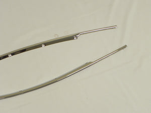 (Restored) 911/912 Targa SWB Original Pair of Rear Quarter Window Chrome Trim Pieces - 1965-67