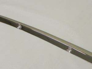 (Restored) 911/912 Targa SWB Original Pair of Rear Quarter Window Chrome Trim Pieces - 1965-67