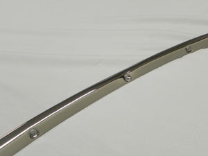 (Restored) 911/912 Targa SWB Original Pair of Rear Quarter Window Chrome Trim Pieces - 1965-67