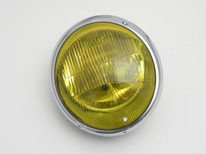 (New) 911/912 Early European Amber Headlight Assembly - 1965-67