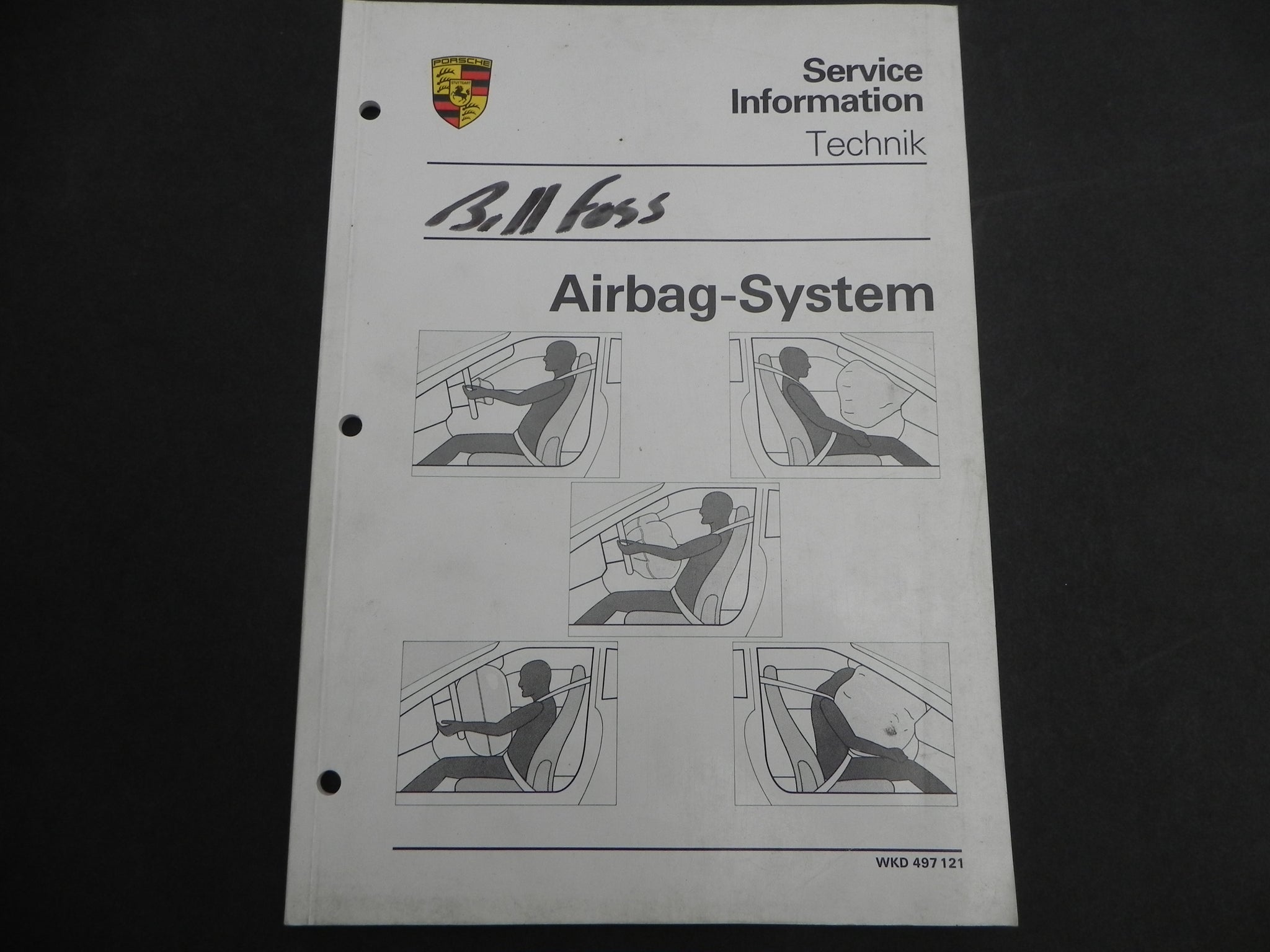 (Used) 911/944S2/928S4/GT Airbag Service Information 1990