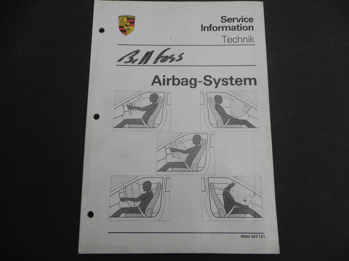 (Used) 911/944S2/928S4/GT Airbag Service Information 1990
