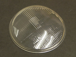 (New) 911/912E/930 H4 Clear Fluted Headlight Lens - 1971-89