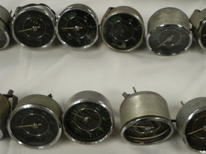 (Used) 356 Original Lot of Green Face Speedometers - 1950-65 - Sold Each