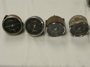 (Used) 356 Original Lot of Green Face Speedometers - 1950-65 - Sold Each