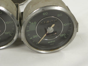 (Used) 356 Original Lot of Green Face Speedometers - 1950-65 - Sold Each