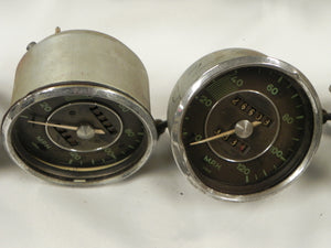 (Used) 356 Original Lot of Green Face Speedometers - 1950-65 - Sold Each