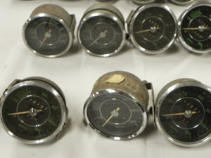 (Used) 356 Original Lot of Green Face Speedometers - 1950-65 - Sold Each