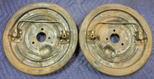 (Used) 356B Front Drum Brake  Plate Pair - 1960-63