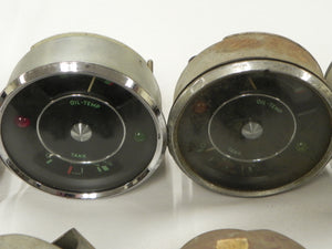 (Used) 356 Original Lot of Green Face Oil Temp/Fuel Gauges - 1950-65 - Sold Each