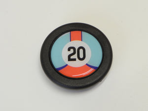 (New) 911/912/930 Gulf #20 Horn Button - 1965-