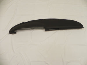 (New) 911/912E/930 German Black Leather Dashboard w/o Loudspeaker Grille w/ Center Nozzle - 1975-85