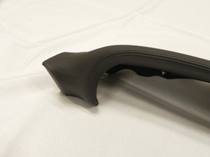 (New) 911/912E/930 German Black Leather Dashboard w/o Loudspeaker Grille w/ Center Nozzle - 1975-85