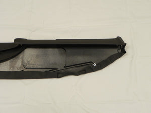 (New) 911/912E/930 German Black Leather Dashboard w/o Loudspeaker Grille w/ Center Nozzle - 1975-85