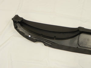 (New) 911/912E/930 German Black Leather Dashboard w/o Loudspeaker Grille w/ Center Nozzle - 1975-85