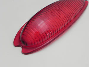 (New) 356 Concours Left Rear Teardrop Taillight Lens - 1955-65