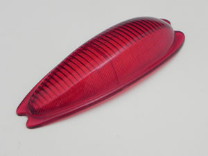 (New) 356 Concours Left Rear Teardrop Taillight Lens - 1955-65