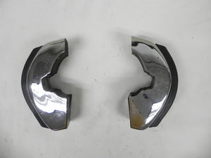 (Used) 911S Pair of Front Left & Right Chrome Bumper Guard w/ Pads - 1965-73