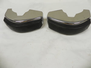 (Used) 911S Pair of Front Left & Right Chrome Bumper Guard w/ Pads - 1965-73