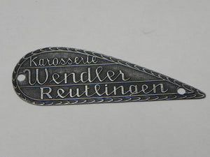 (Used) Spyder 550 Wendler Badges (Pair) - 1953-56