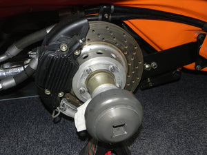 (New) RSR Left Rear Steel Centerlock Brake Hub