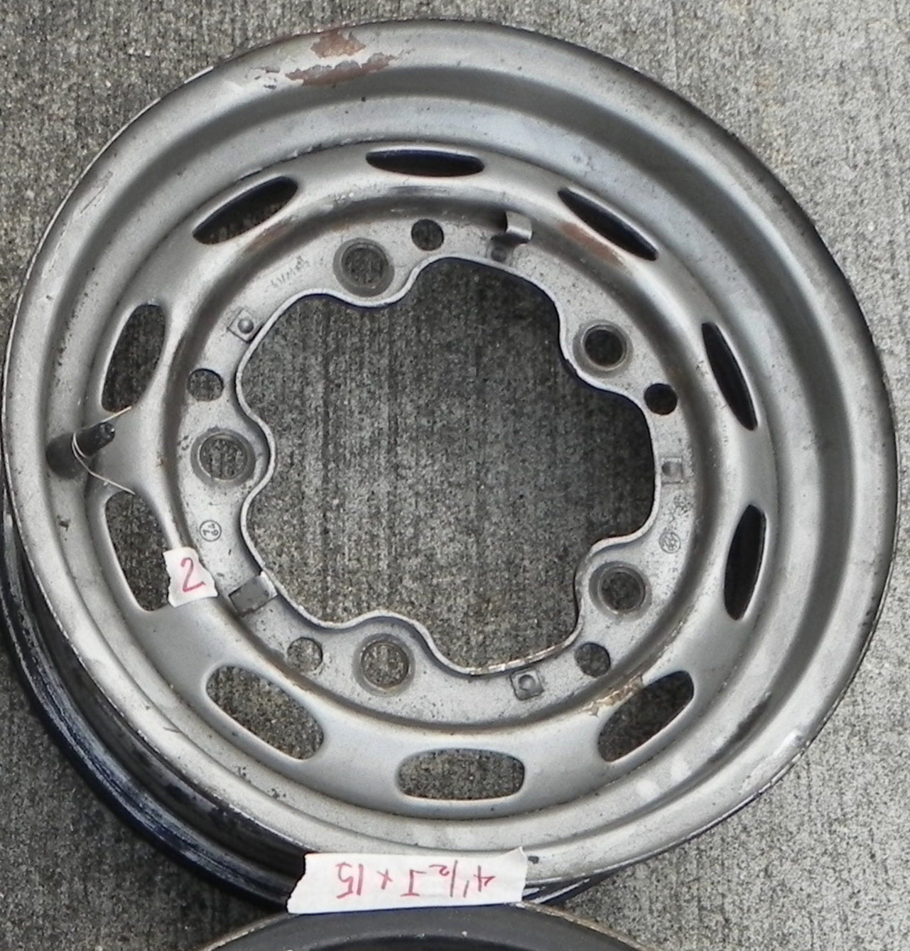 Used Deep Wheel Rim Brake (Used) 356, 4 1/2 J x 15 Drum Brake Wheels - AASE Sales