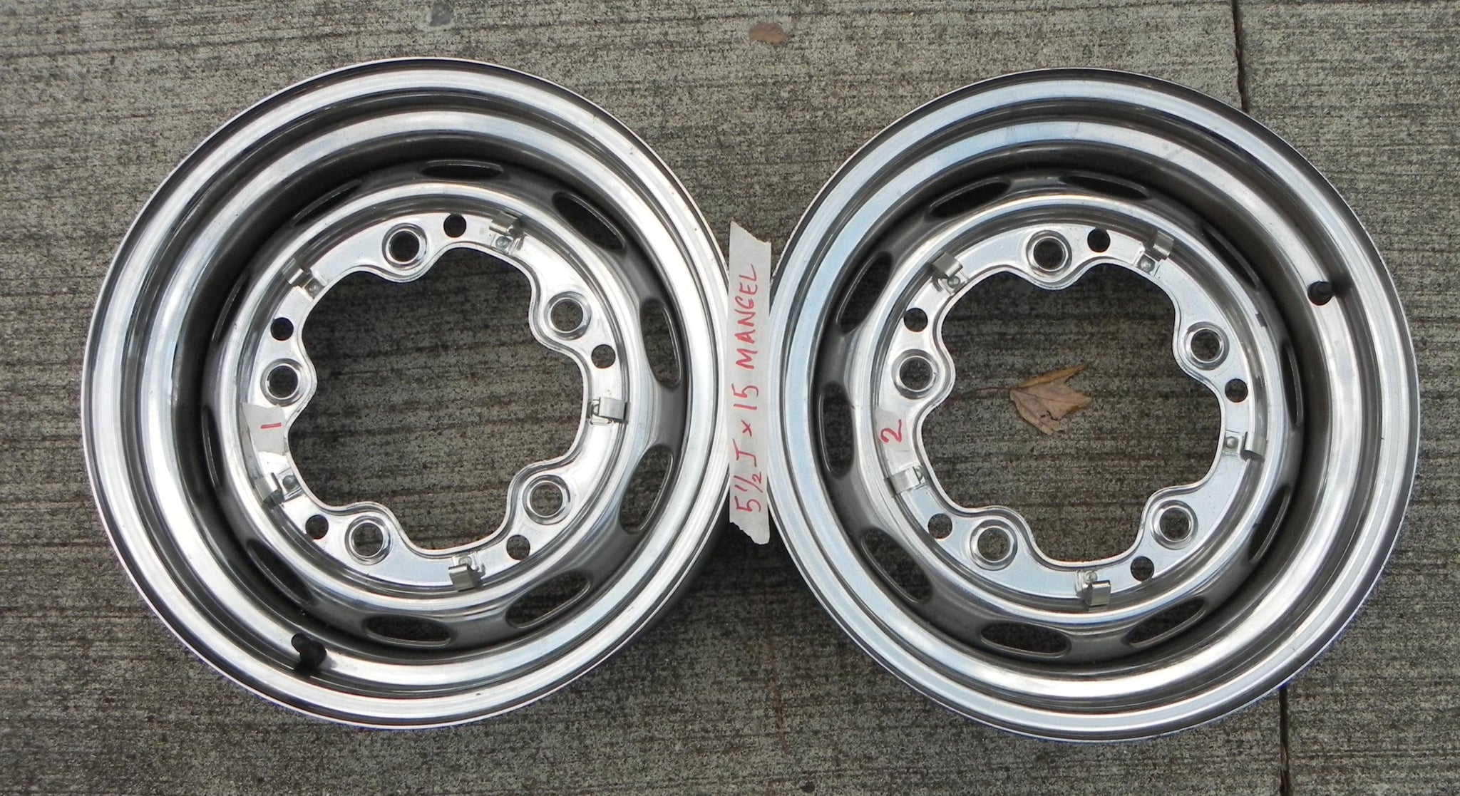 (Used) 356, 5 1/2 J X 15 Mangels Wheels AASE Sales