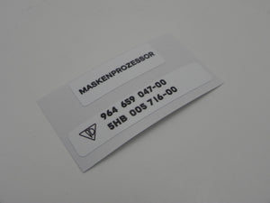 (New) 964 Climate Control Unit [CCU] Decal Set - 1989-94