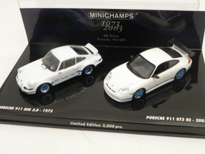 (NOS) Minichamps 1:43 Porsche 911 RS 30th Anniversary Set 1 of 3000