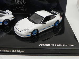 (NOS) Minichamps 1:43 Porsche 911 RS 30th Anniversary Set 1 of 3000