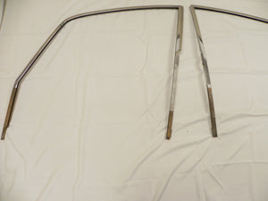 (Used) 911/912 Coupe SWB Early Pair of Brass Window Support Frames - 1966-67