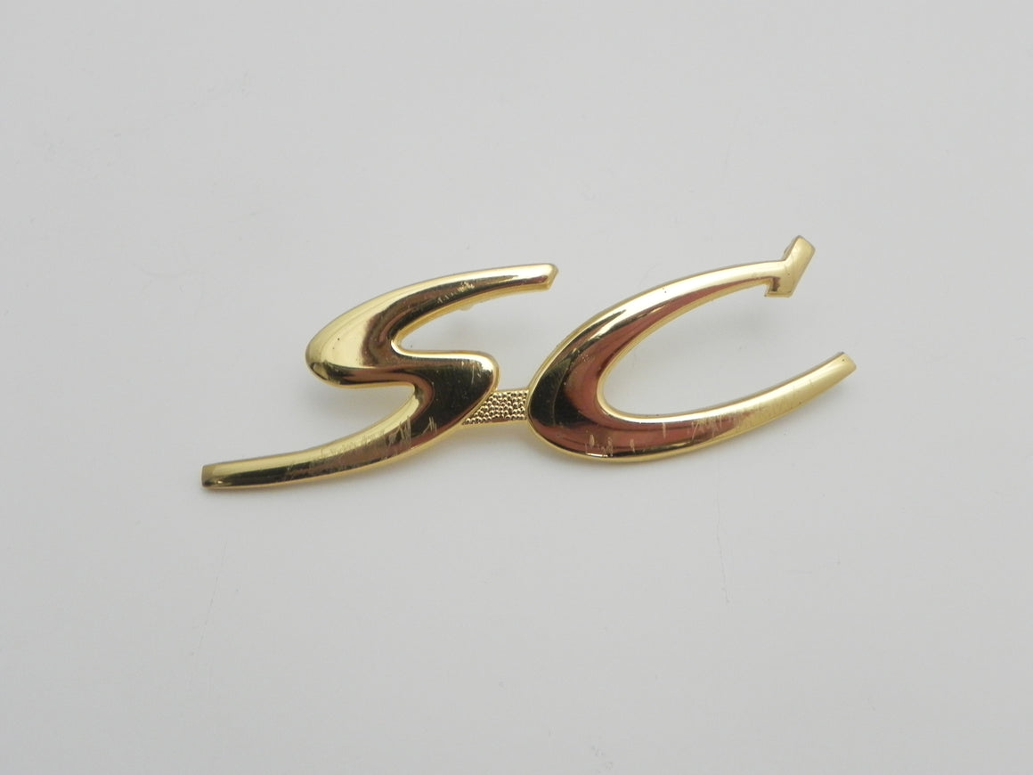 (Used) Gold Emblem: "SC" - 1959-65