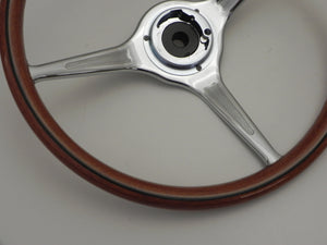 (New) 356 B/C Carrera 2000 Wooden Steering Wheel - 1959-65