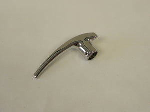 (Restored) 911/912 Driver's Chrome Vent Window Handle - 1965-68